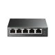 Tp-link switch  poe - tl-sg1005lp (5 port 1gbps; 5/4 af poe port; 40w)