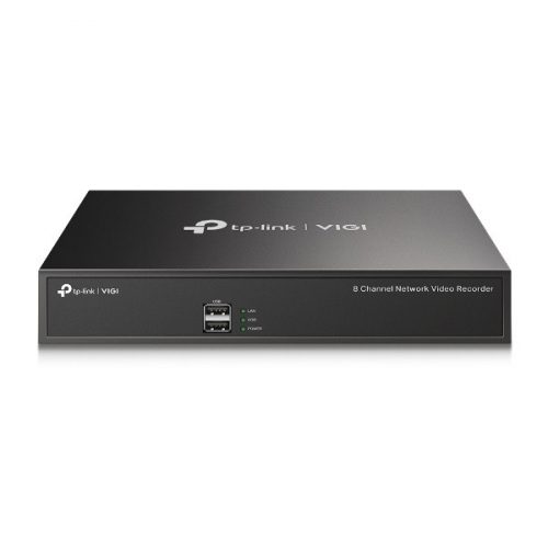 Tp-link nvr rögzítő - nvr1008h (8 csatorna, h265+, 5mp, hdmi, vga, 2xusb, 1x sata (max 10tb), audio)