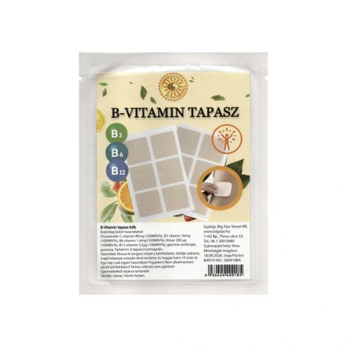 Sun moon b-vitamin tapasz 6db