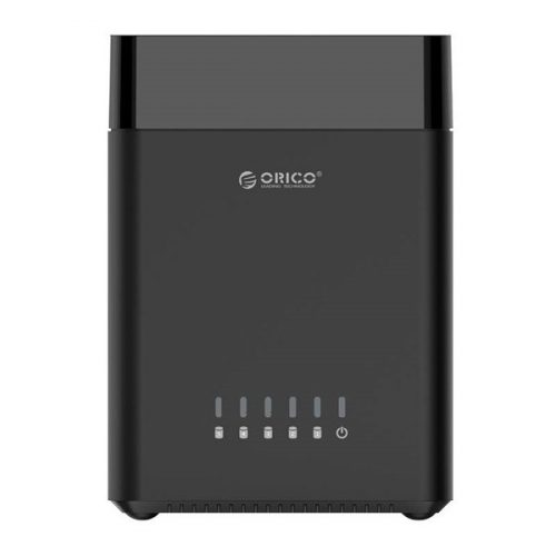 Orico külső hdd tároló 3.5" - ds500u3-eu-bk/70/ (5 fiók, usb-a 3.0, max.: 5x16tb, fekete)