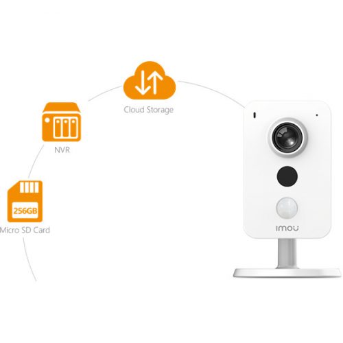 Imou ip wifi csempekamera - cube (2mp, 2,8mm, h265, ir10m, mikrofon, hangszóró, microsd, poe)