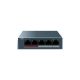 Hikvision switch poe - ds-3e0105p-e/m (4 port 100mbps, 38w, 1 uplink port, l2)