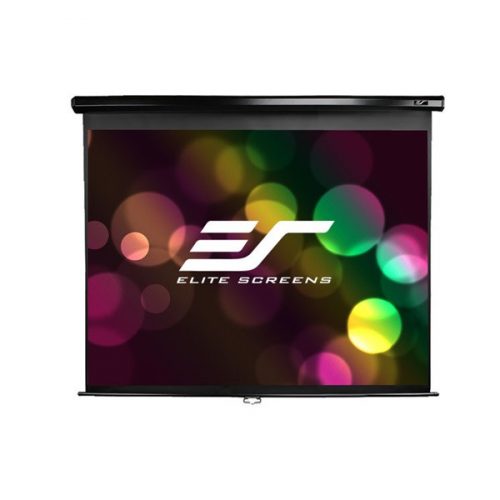 Elitescreens 106" (16:9) manuális fali vászon m106uwh (235 x 132 cm, fekete váz)