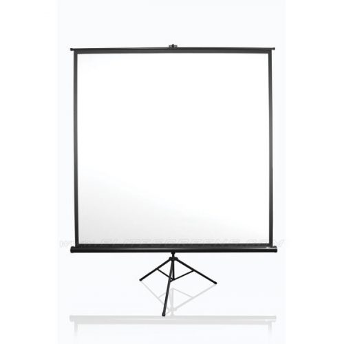 Elitescreens 113" (1:1) mobil háromlábú vászon t113uws1 (203 x 203 cm, fekete)