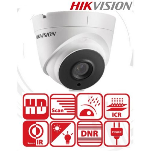 Hikvision 4in1 analóg turretkamera - ds-2ce56d0t-it3f (2mp, 2,8mm, kültéri, exir40m, d&n(icr), ip66, dnr)