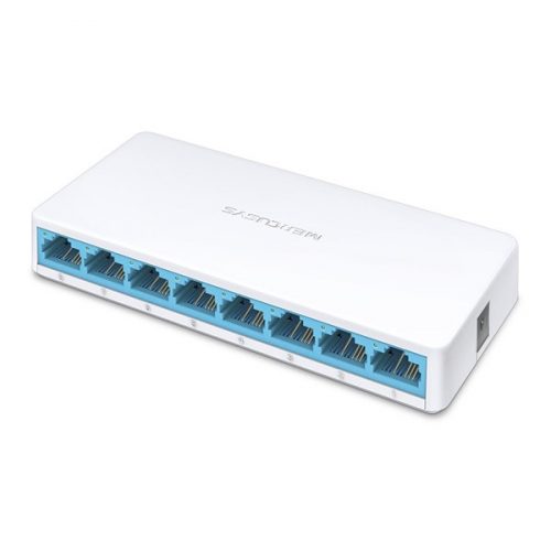 Mercusys switch - ms108 (8 port 100mbps; műanyag ház)