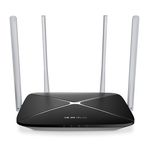 Mercusys router wifi ac1300 - ac12 (400mbps 2,4ghz + 867mbps 5ghz; 4port 100mbps, wpa2)