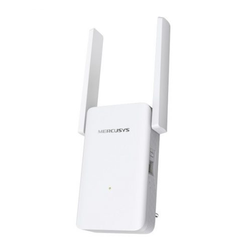 Mercusys range extender wifi ax1800 - me70x (1201mbps 5ghz + 574mbps 2,4ghz; 1x1gbps; 2 állítható antenna; wps)