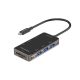 Promate usb hub - primehub mini (usb-c 8in1 hub, 100w pd, 1x4k hdmi, 3xusb 3.0, 1xusb 2.0, 2xusb-c, sd,msd, 1xusb-c)