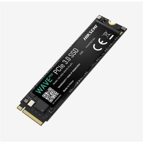 Hikvision hiksemi ssd 256gb - wave pro (3d tlc, m.2 pcie gen 3x4, nvme, r:3230 mb/s, w:1240 mb/s)