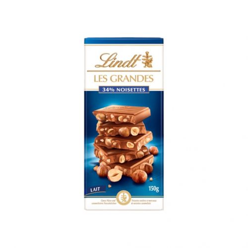 Lindt les grandes lait 34% noisette /lntl4014/ 150g