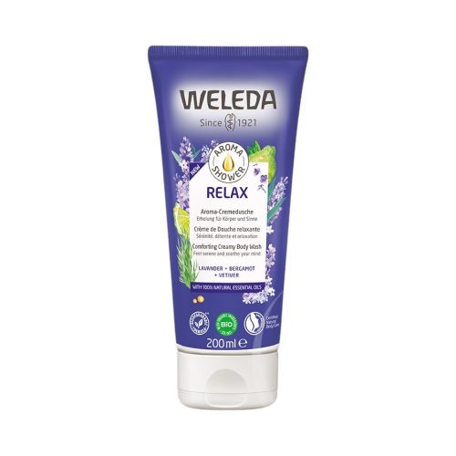 Weleda relaxáló aroma krémtusfürdő esszenciális olajokkal 200 ml