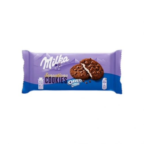 Milka keksz cookies sensations oreo 156g