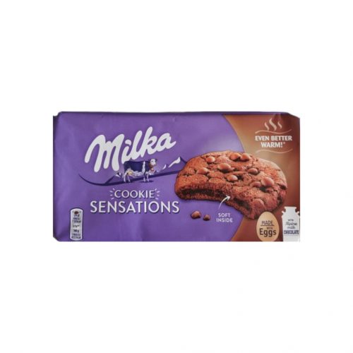 Milka keksz cookies sensations soft inside choco 156g