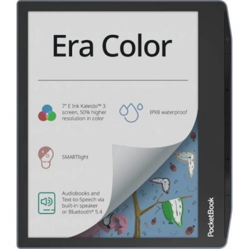 Pocketbook e-reader - pb700k3 era color sea (7"e ink 1680x1264, cpu: 1,8gh, 32gb,2500mah, wifi, b, usb-c, kép megvilág.)