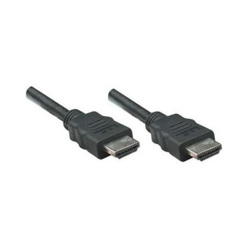 Manhattan kábel - hdmi to hdmi (ethernet hec, arc, 3d, 4k,  shielded,  5m, fekete)