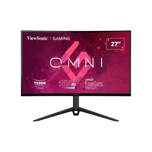 Viewsonic monitor 27" - vx2718-pc-mhdj (va, 16:9, 1920x1080, 180hz, 1ms, 250cd/m2, 2xhdmi, dp, vesa, spk, ívelt, mag.ál)