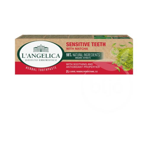 Langelica herbal fogkrém sensitive teeth matcha 75 ml