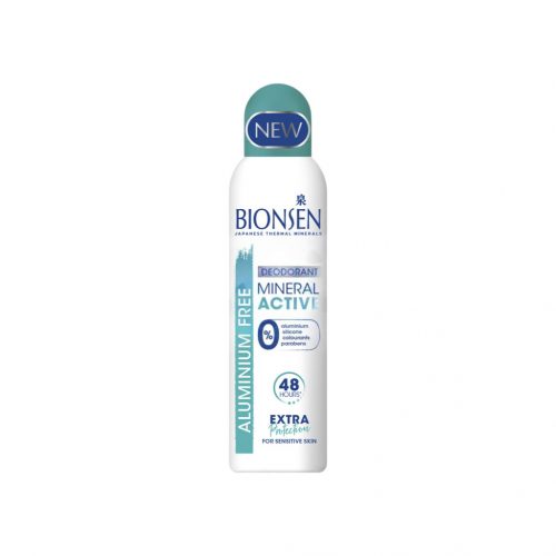 Bionsen deo spray mineral active érzékeny bőrre alumínium mentes 150 ml