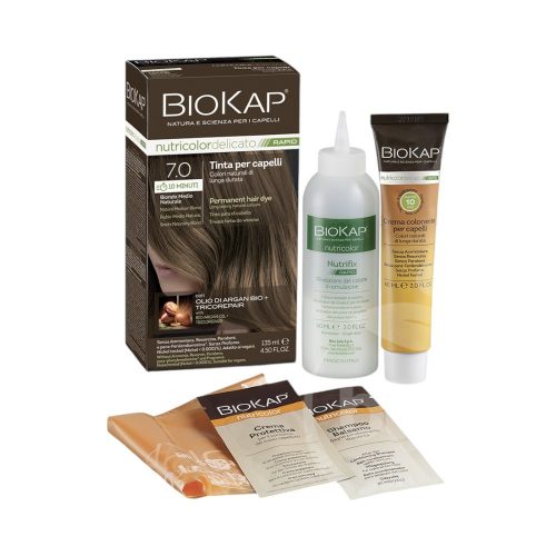 Biokap nutricolor rapid tartós hajfesték nr 7.0 natural medium blond 135 ml