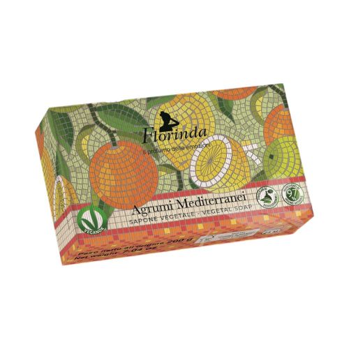 Florinda szappan mozaik mediterrán citrus 200g