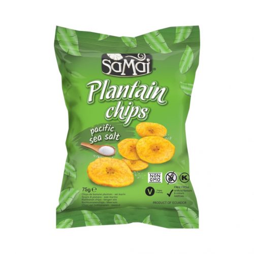 SAMAI Plantain chips tengeri sós  főzőbanán 75 g