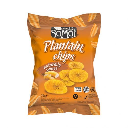 Samai plantain főzőbanán chips natúr édes 75g