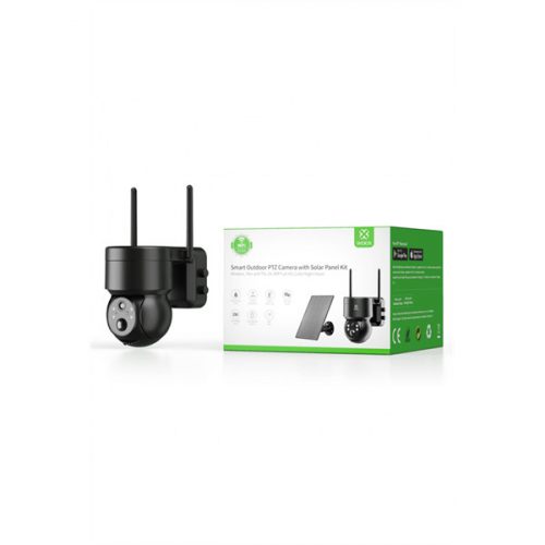 Woox ip wifi pt dómkamera - r3569 (3mp, 2,8mm, kültéri, ir10m, 5200mah, microsd, mikrofon, hangszóró, napelem)