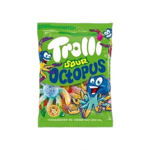 Trolli cukros octopus sour 100g