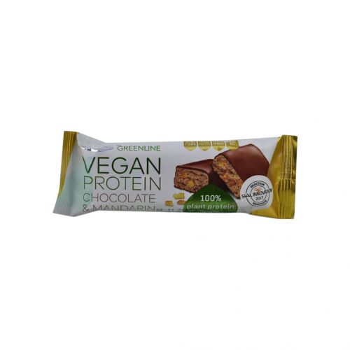 Tekmar greenline vegán protein szelet csokoládés-mandarinos 40g