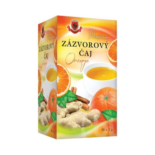 Herbex prémium gyömbér tea orange 20x2g 40g