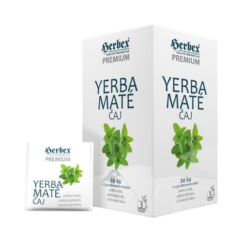 Herbex yerba mate tea 20x1,5g 30g