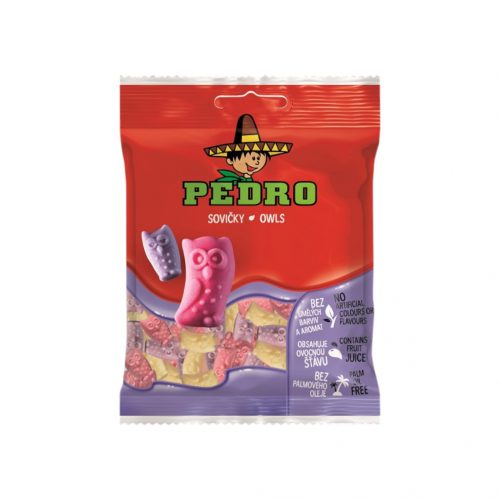 Pedro 80g owl bagoly gumicukor  pedr1014