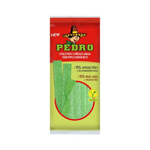 Pedro apple belts savanyú gumicukor vegán 80g