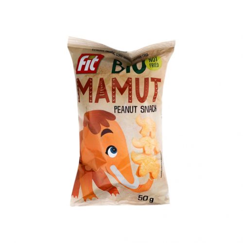 Fit bio mamut extrudált gluténmentes snack mogyoró ízű 50g