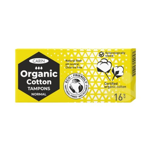 Carin organic cotton normál tampon 16 db