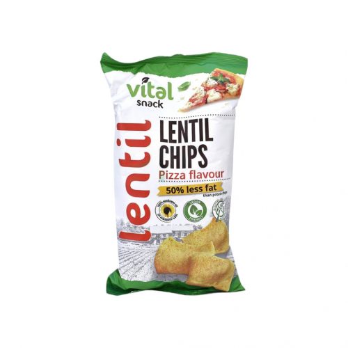 Vital lencse chips pizza 65g