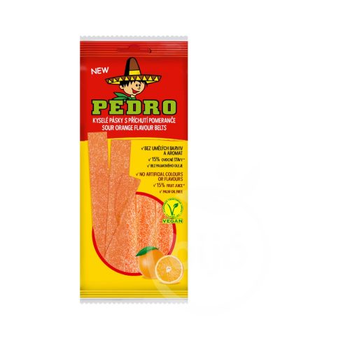 Pedro orange belt gumicukor vegán 80g