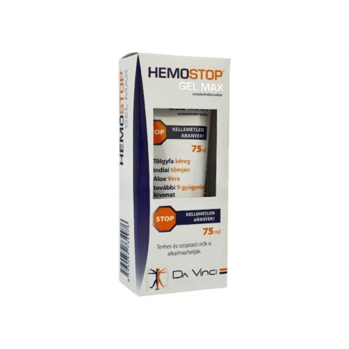 Hemostop gél max aranyérre 75 ml