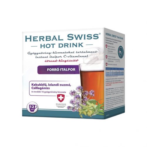 Herbal swiss hot drink instant italpor 12x8g 96 g