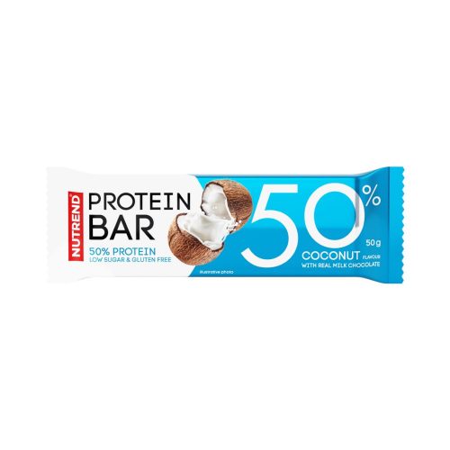 Nutrend protein szelet 50% kókusz 50g