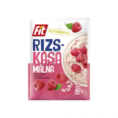 Fit rizskása málna-inulin 60g gluténmentes