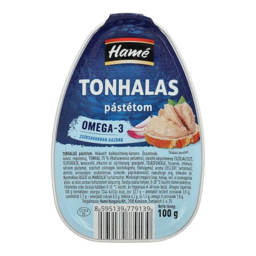 Hamé tonhalas pástétom 100g