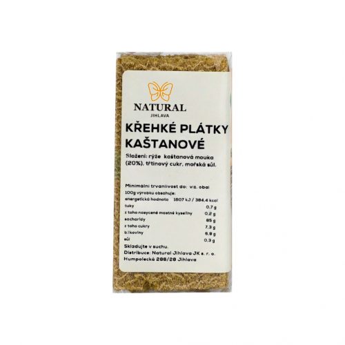 Natural extrudált gesztenye szeletek 49 g