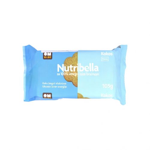 Nutribella kókuszos keksz fruktózzal 105g