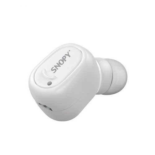 Snopy fülhallgató vezeték nélküli - sn-bt155 white (bluetooth v4.0, mikrofon, fehér, 1 fülhallgató!)