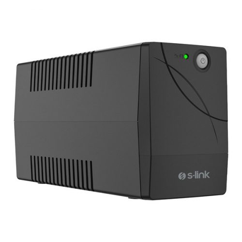 S-link szünetmentes 800va - force u8 (800va, 12v9ah*1, 480w, line-interactive, 2 db töltő aljzat)