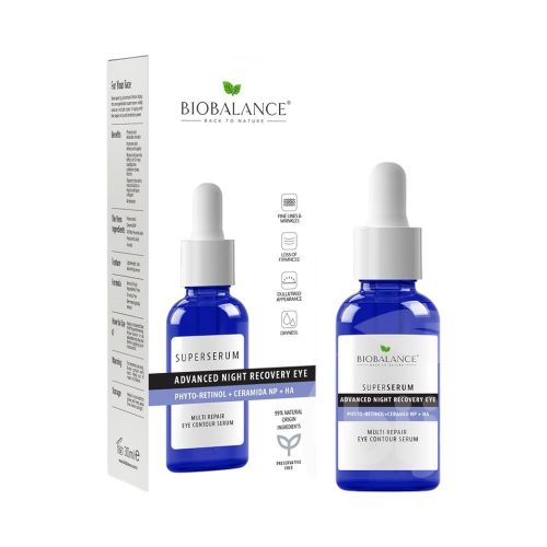 Biobalance szuperszérum arcra éjszakai szemkörnyékápoló 20 ml