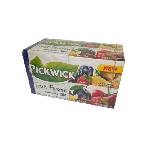 Pickwick tea fruit variations i. Kék forest, ginger-lemon, plum-van-cinna, cher 38,75-40g