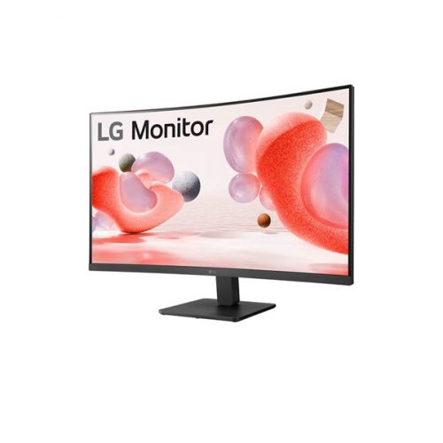 Lg monitor 32" - 32mr50c-b (ívelt, va; 16:9; 1920x1080; 5ms; 250cd; 100hz, hdmix2, dsub, freesync)